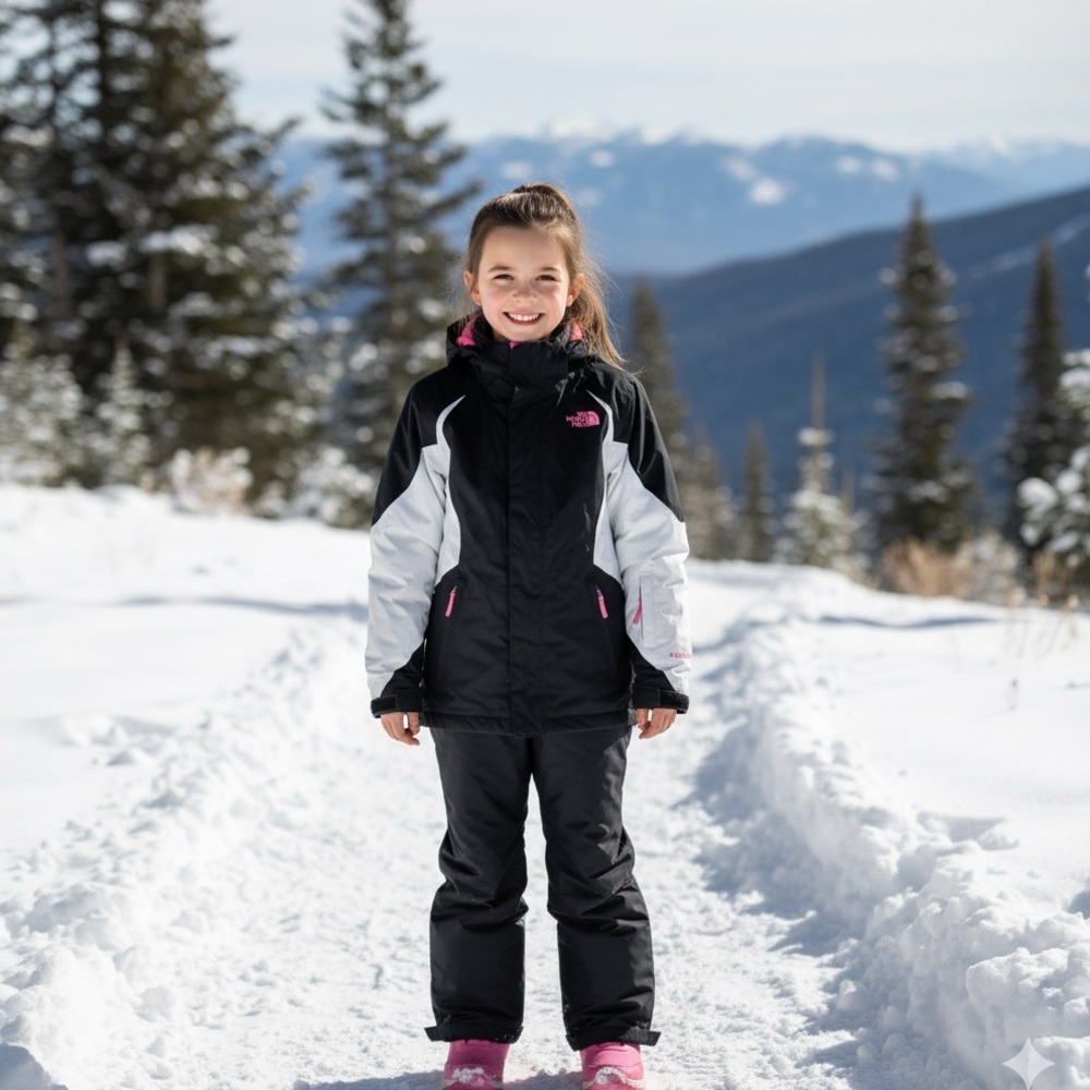 The North Face Girl’s Medium Hooded Hyvent Jacket - Picture 2 of 13